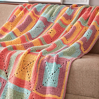 Ravelry: Colorful Granny Squares pattern by Yarnspirations Design Studio