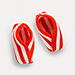 Peppermint Stripe Guest Slippers pattern 