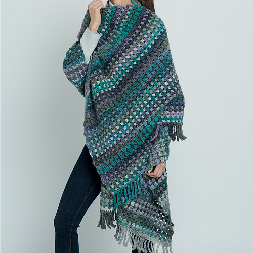 Two Color Blanket Wrap photo 4