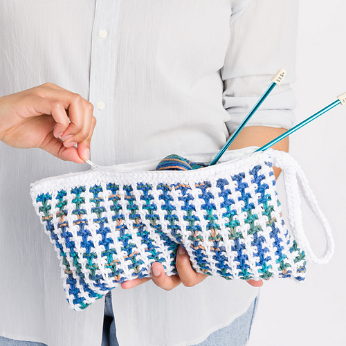 Tweed Stitch Project Bag photo 1