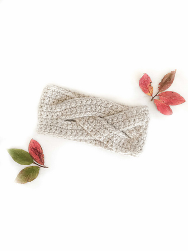 CrissCross Hodebånd - YippieYarnYay