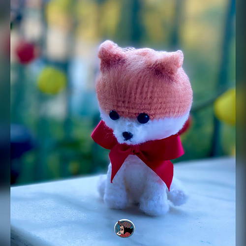 Amigurumi Boo The Mini Pomeranian Dog - Jeanna Giorgi - CaptainCrochetFR