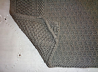 I-cord on Silver towel