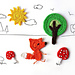 Woodland creatures appliques - Fox set pattern 