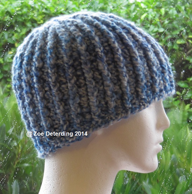Ravelry: Chunky Ribbed Hat pattern by 