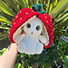 Strawberry Bunny Rabbit pattern 