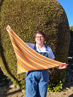 The Infinity Shawl in DK Size Large.
Perfect as a scarf for adults or is my go to gift as a baby blanket.