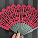 In Bloom hand fan pattern 