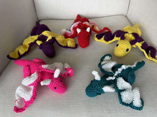Fast Work Crochet Dragon