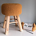 Crochet Stool Cover pattern 