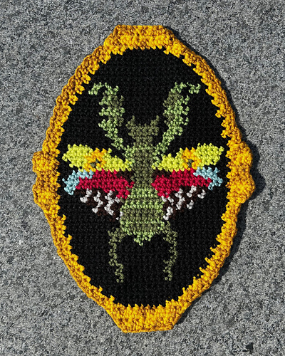 Praying Mantis in a Frame