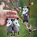 Opossum Keychain pattern 