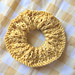Sunflower Scrunchie pattern