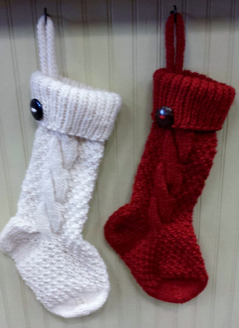 Ravelry Pottery Barn Inspired Cable Stocking Pattern By Picket