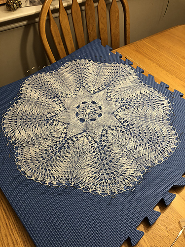 Knitted Lace Luncheon Mats photo 1