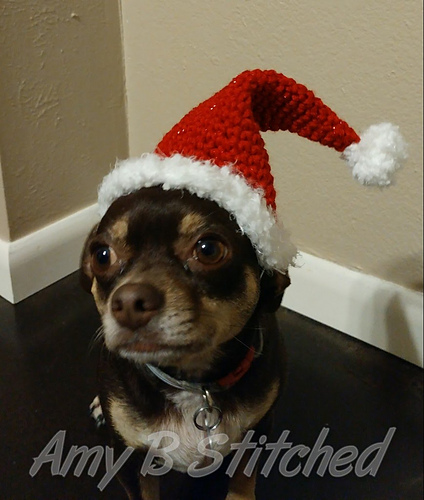 Santa Hat Jar Topper photo 2