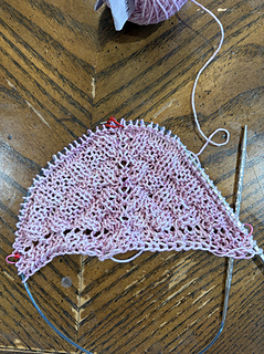 Truer color, but I reknit this section