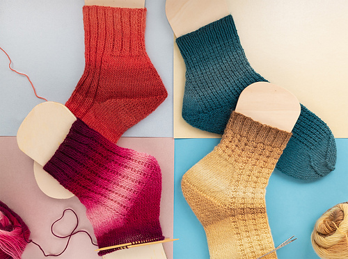 Fleegle-hels Zunahme/Økningshæl - addi by Selter