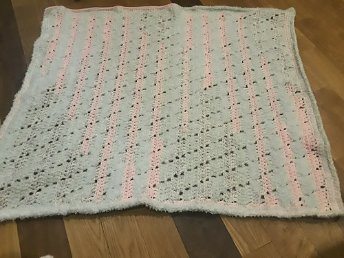 Fuzzy Diagonals Baby Blanket photo 4