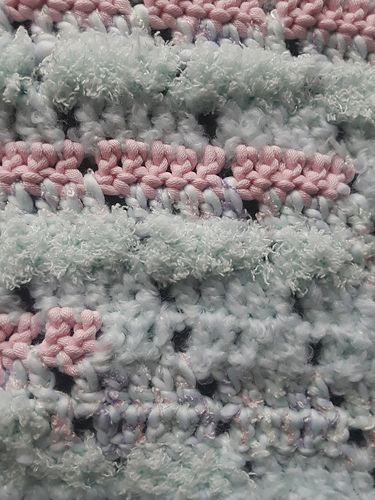 Fuzzy Diagonals Baby Blanket photo 3