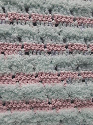 Fuzzy Diagonals Baby Blanket photo 8
