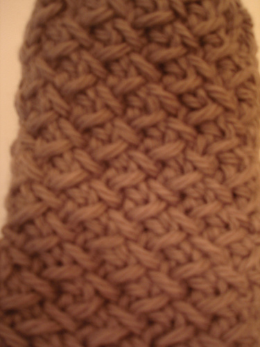 Twilight Chunky Bella Votter, Strikket Flatt. - Nancy Fry