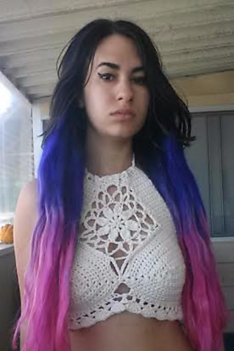Cosmos High Neck Halter Top photo 3