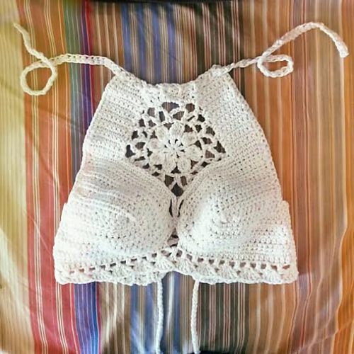 Cosmos High Neck Halter Top photo 1
