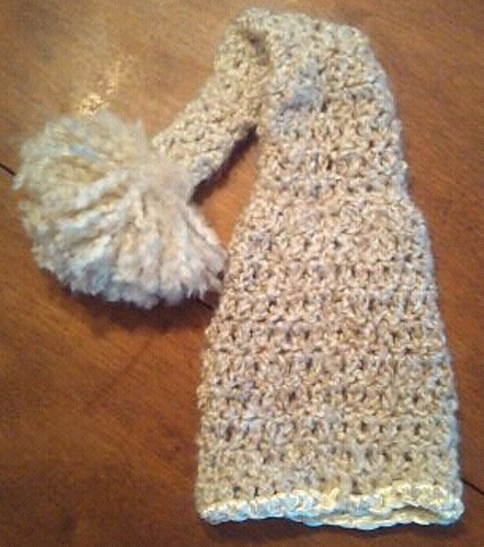 Newborn Elf Hat w/ Satin Trim photo 1