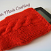 E-Reader Cozy with a Twist pattern