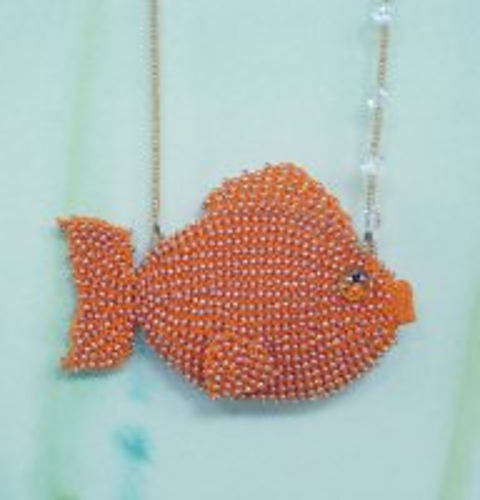 Bead Goldfish Pendant Bag (Beaded Aquarium Series) photo 1