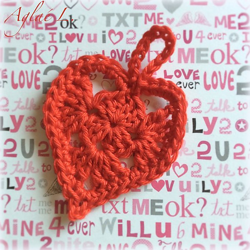 Coeur au crochet photo 3