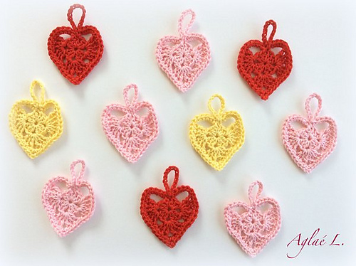 Coeur au crochet photo 2