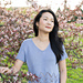 Swallowtail V-neck pattern