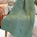 Moss and Puff Stitch Throw pattern 