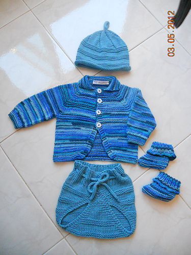 Shadows in Blue Baby Set photo 1