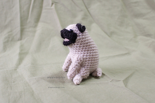 Ravelry: Pug amigurumi / パグのあみぐるみ pattern by AKAHOSHI Tomoka