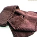 Perforated Edge Scarf pattern 