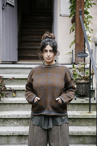 【WRIGHTDOYLE/ライトアンドドイル】 WOOL ニット Woodbine Sweater Bundle - LITLG Handdyed Yarn | Knitting Magazine
