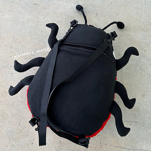 Ladybird Backpack/Pillow - Alexandria Masse