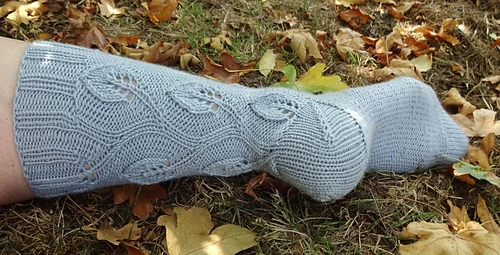 Short row heel.
