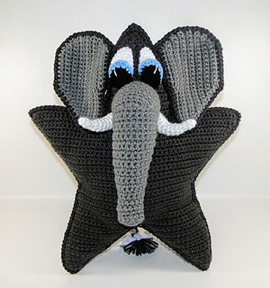 Ravelry Elephant Star Pillow Pattern By D Moyer
