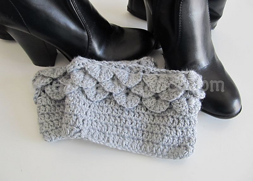Crocodile Stitch Boot Cuff photo 2