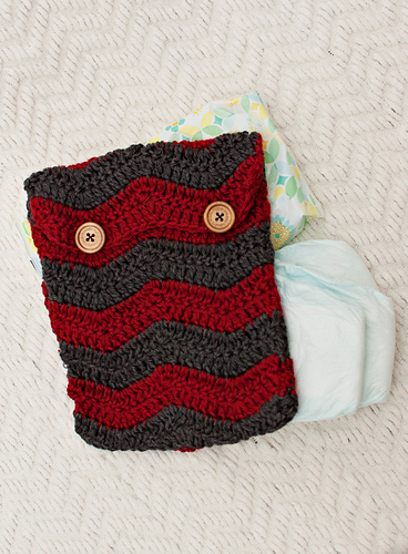 Chevron Diaper Clutch photo 9