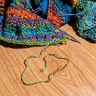 Yarn chicken winner. 11 inches to spare.