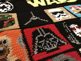 Close up of the front of the blanket