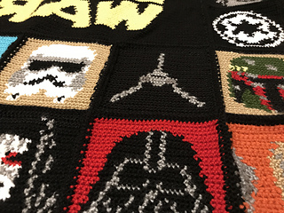 Close up of the back of the blanket