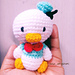 Donald Duck Keychain pattern