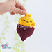 Sweet potato Molang pattern