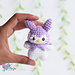 Tiny Kuromi Keychain pattern